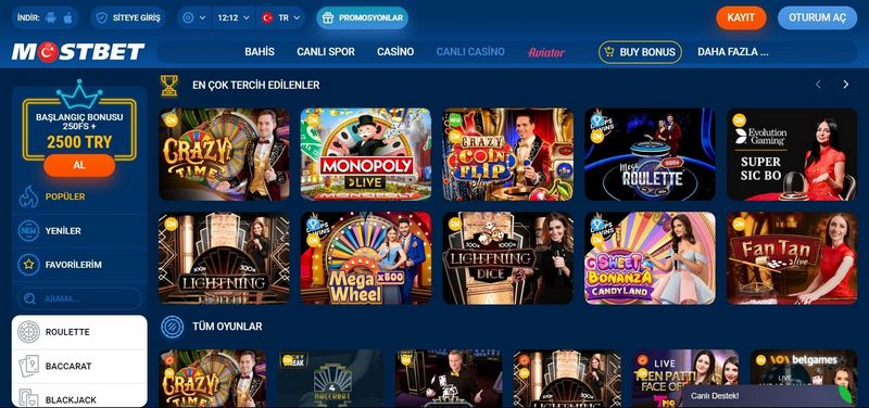 Mostbet Davet Bonusu ve Promosyonları
